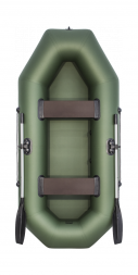 Надувная лодка ПВХ, АКВА-ОПТИМА 260, зеленый