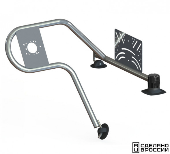 Стойка рулевая с креплением на баллон надувной лодки 32мм быстросъемная