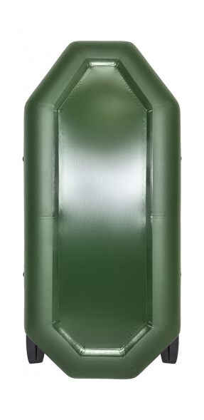 Надувная лодка ПВХ, Барс 260, зеленый