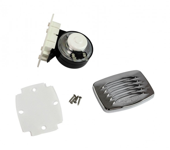 Сигнал звуковой электрический Marco Smile SM1/C, 12 В, хромированный (упаковка из 4 шт.)