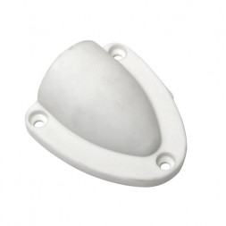 Вентиляционная ракушка пластиковая, белая 64х59х26мм SUNFINE