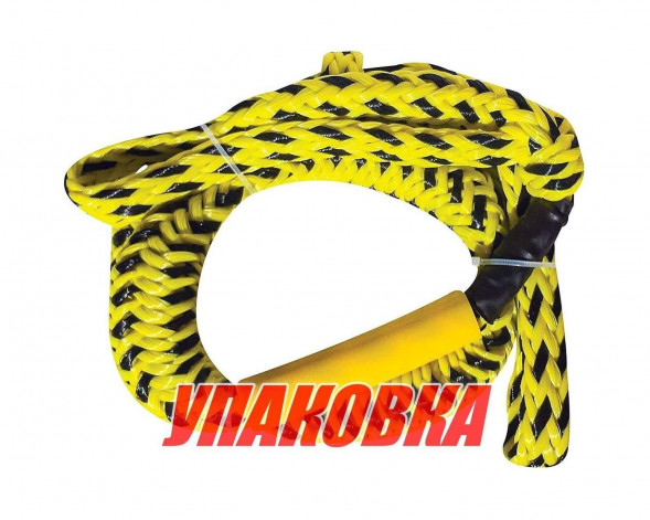 Амортизатор буксировочного фала, с поплавком, 4 пассажира, 1 м (упаковка из 6 шт.)