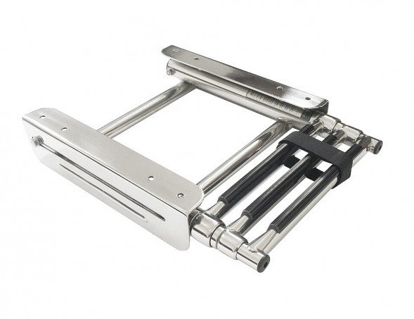 Трап телескопический с салазками &quot;Мореман&quot;, ширина 300 мм, 3 ступени, длина 405/1155 мм