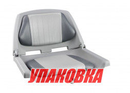 Кресло мягкое складное, серое/серое (упаковка из 3 шт.)