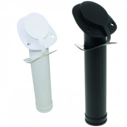 Держатель для спиннинга с крышкой чёрный