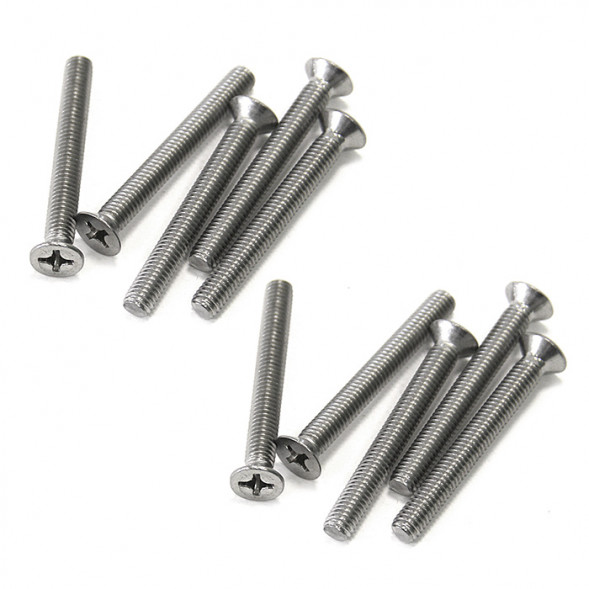 Винт потайной головкой DIN 965 M6x50 A2 10шт