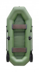 Надувная лодка ПВХ, АКВА-ОПТИМА 280, зеленый