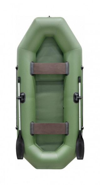 Надувная лодка ПВХ, АКВА-ОПТИМА 280, зеленый