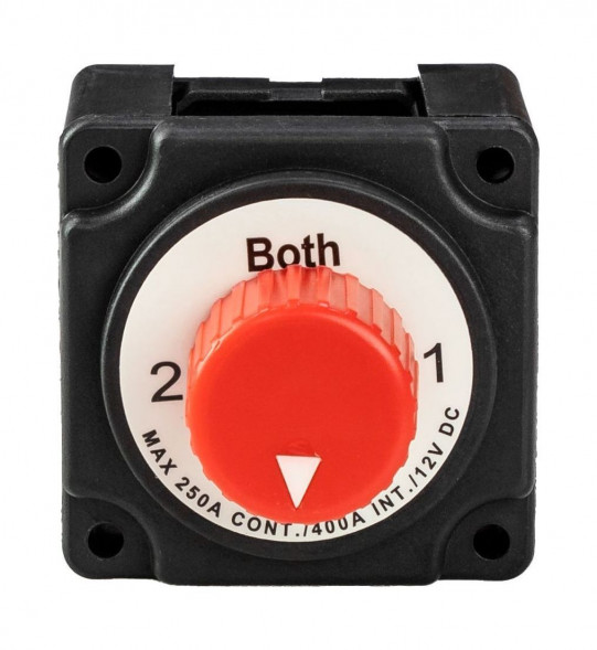 Выключатель массы OFF-1-BOTH-2 (2 АКБ) 250А (упаковка из 4 шт.)