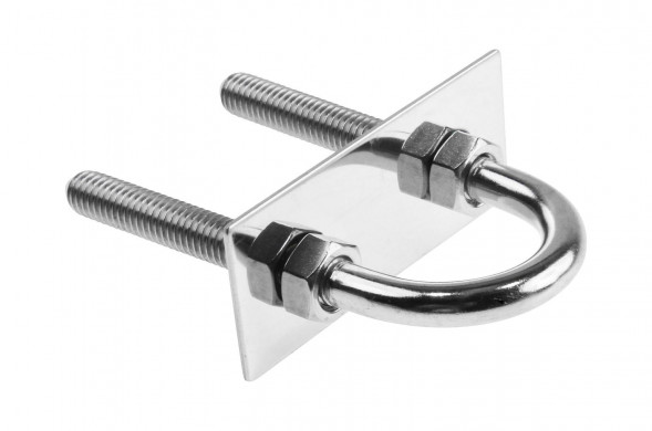 Рым-болт U-образный D11 мм, Lрез. 76 мм (упаковка из 10 шт.)