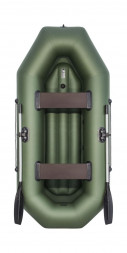 Надувная лодка ПВХ, АКВА-ОПТИМА 260 НД, зеленый