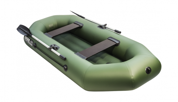 Надувная лодка ПВХ, АКВА-ОПТИМА 260 НД, зеленый