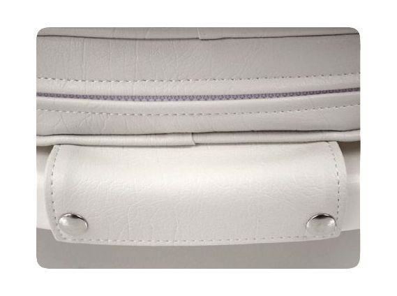 Кресло YACHTSMAN мягкое, съемные подушки, материал белый винил (упаковка из 2 шт.)