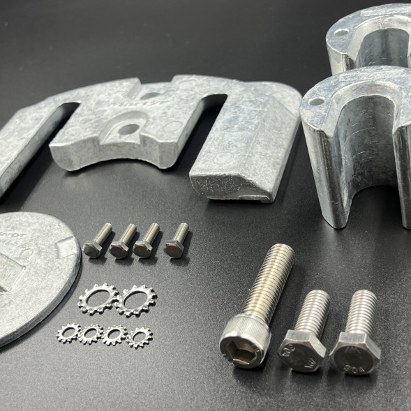 Комплект анодов Bravo II (1989  -  Н.В.); Bravo III (1989  -  2003) (Цинковый) (CMBRAVO23KIT) (MARTYR)