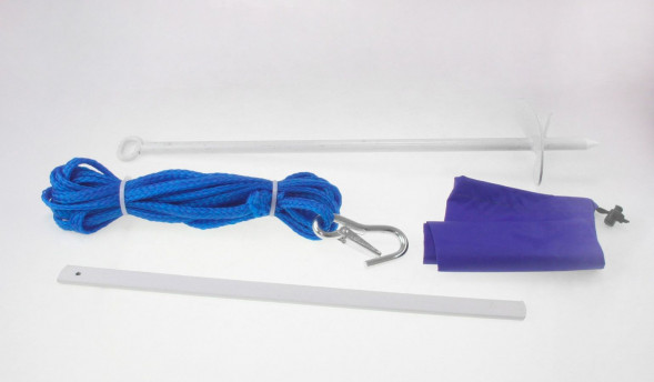 Якорь-бур с веревкой