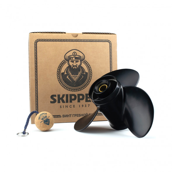 Винт гребной  Skipper для Tohatsu 25-30HP, диаметр 9,9&quot; алюминиевый, лопастей - 3, шаг 14&quot;