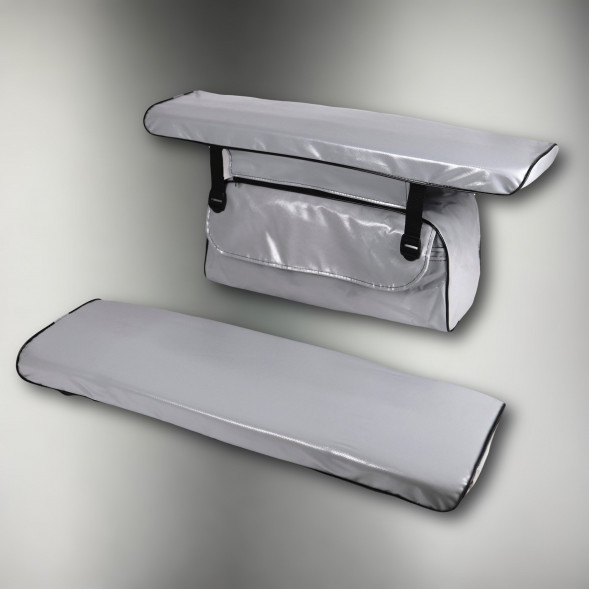 Комплект накладок лодочных 80x20x4 ПВХ (Серый)