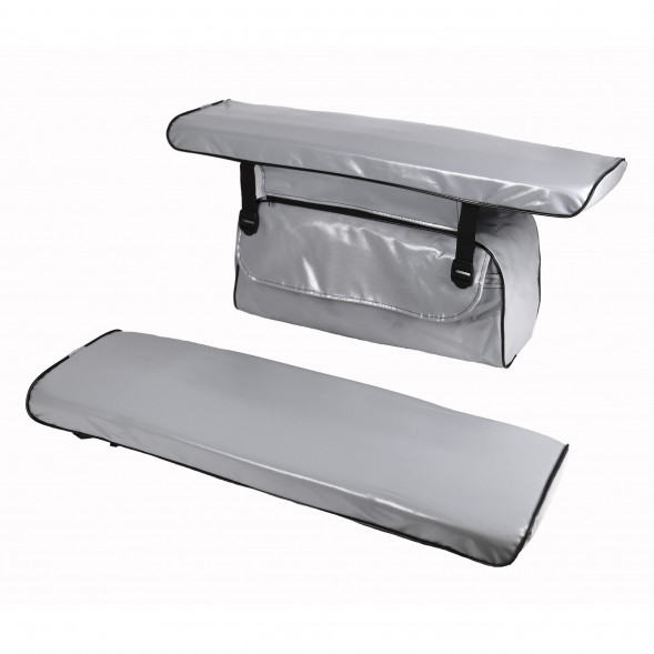 Комплект накладок лодочных 80x20x4 ПВХ (Серый)