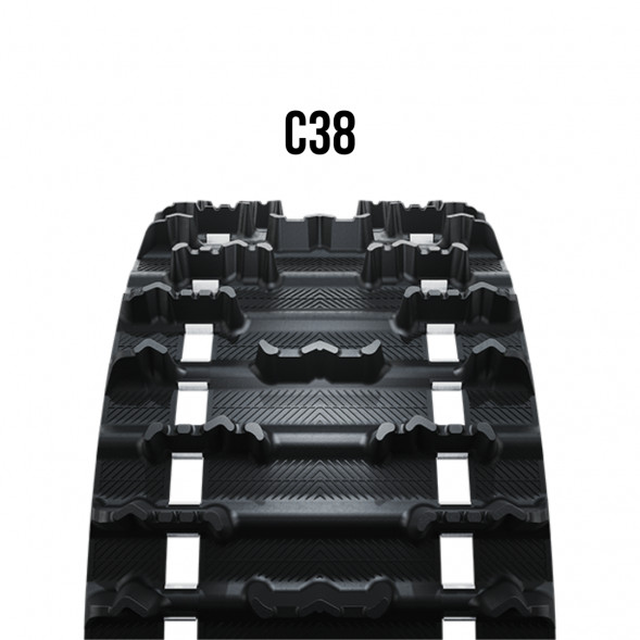 Гусеница для снегохода C 38 (144х15х1.5) шаг 2.52 (YAMAHA PZ50/RPZ50 MULTI PURPOSE)