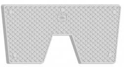 Накладка на транец серая (270*95 мм.)
