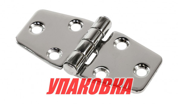 Петля 77х40х2 мм, трапециевидная, нержавеющая (упковка из 100 шт.)