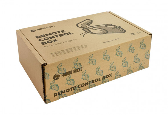 Дистанционное управление без гидроподъема, толкает газ, 7P, 5м (Yamaha 703), Marine Rocket (упаковка из 4 шт.)