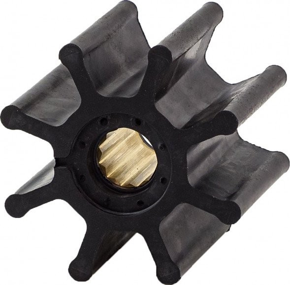 Крыльчатка помпы охлаждения Johnson 09-1028B/ Volvo Penta 877061; 875593-6; 3841697; 21951356/ Mercruiser 47-801332602 PREMARINE