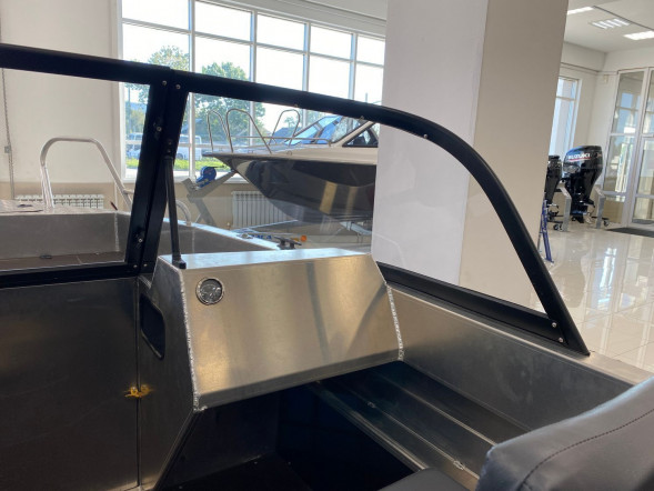 Моторная лодка, Тактика 460, серый с Suzuki DF50ATL