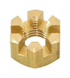 Гайка корончатая на гребной вал Yamaha 6-15/F6-F20, Omax