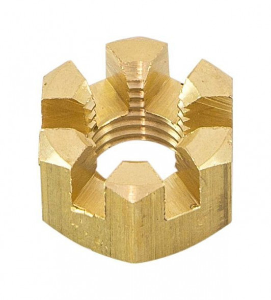 Гайка корончатая на гребной вал Yamaha 6-15/F6-F20, Omax