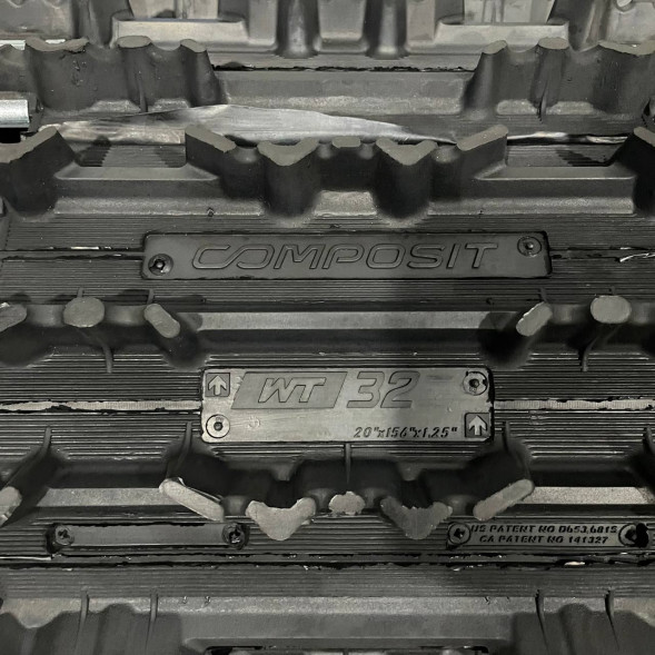 Гусеница для снегохода WT 32 (156х20х1.25) шаг 2.52 (6 рядов) (YAMAHA VK540 II/III; VK10D PROFFESIONAL)