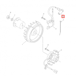 Колпачок свечной снегоход и генератор Yamaha JN6823700000