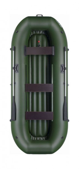 Надувная лодка ПВХ UREX-35, НД, для сплава, зеленая