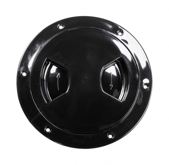 Лючок палубный 162 мм черный (упаковка из  10 шт.)
