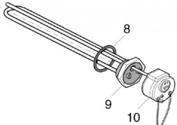 Нагревательный элемент для бойлера, 1200 Вт, 220 В.