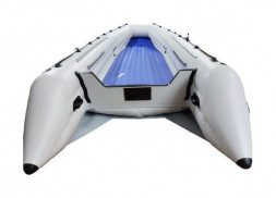 Надувная лодка ПВХ, Шерпа 430К, килевая, серая