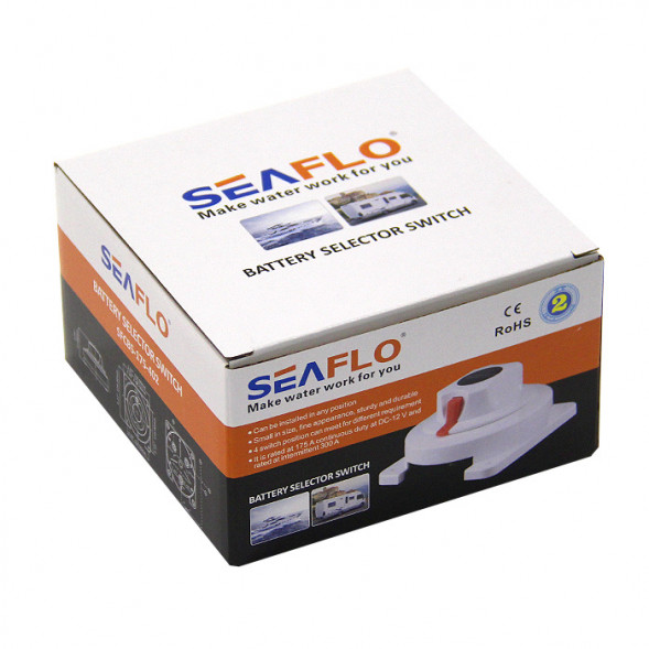 Переключатель батарей Seaflo 134x134 мм (до 32В)