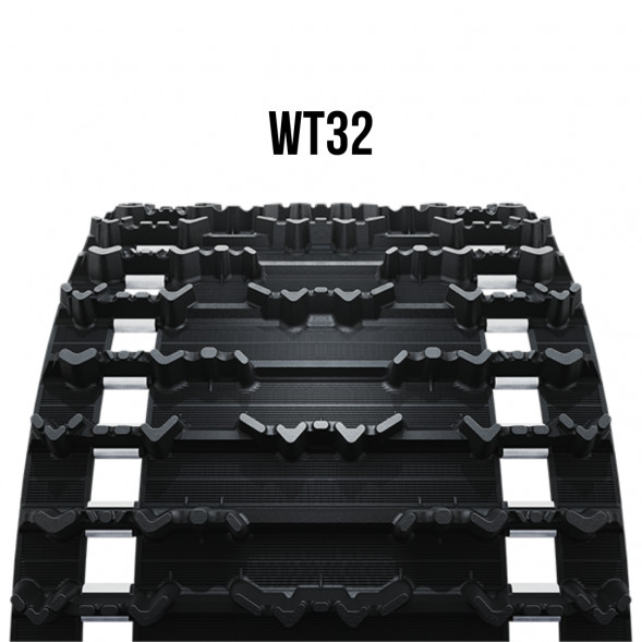 Гусеница для снегохода WT 32S (154х20х1.25) шаг 2.86 (8 рядов) (YAMAHA VK540 IV/V; VK10 PROFFESIONAL II)