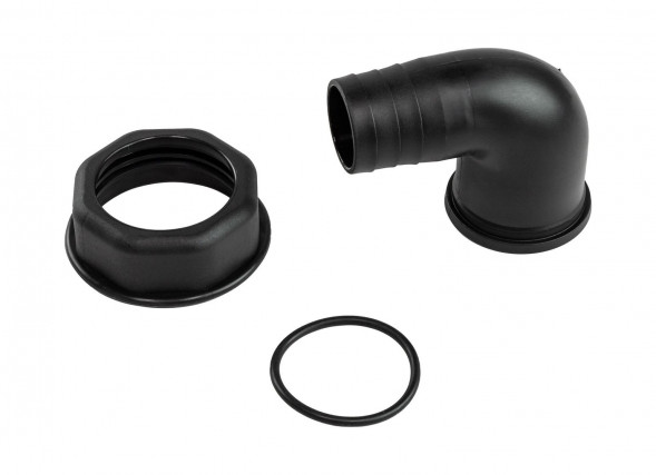 Патрубок заливной горловины, угловой 35 мм