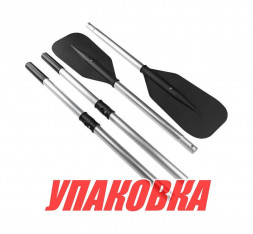 Весло 152 см черное (комплект из двух весел) (упаковка из 3 шт.)