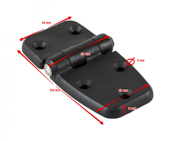 Петля пластиковая 100х50х15,5 мм (упаковка из 250 шт.)