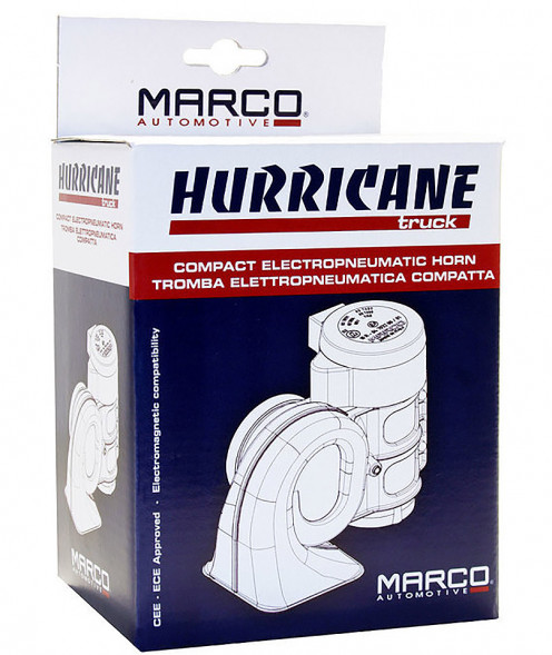 Врезной электропневматический горн «Hurricane», 24 В