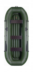 Надувная лодка ПВХ UREX-38, НД, для сплава, зеленая
