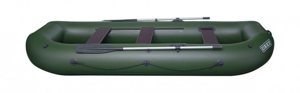 Надувная лодка ПВХ UREX-38, НД, для сплава, зеленая