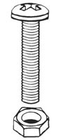 Винт 1/4-20 x 4