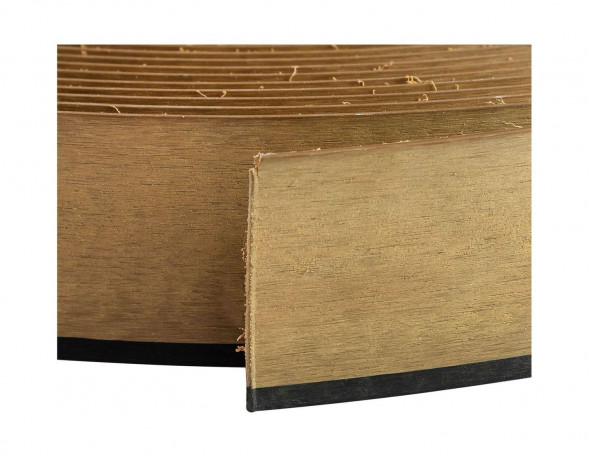 Покрытие палубное 50ммx5мм, тик классический, черная полоса, Marine Rocket