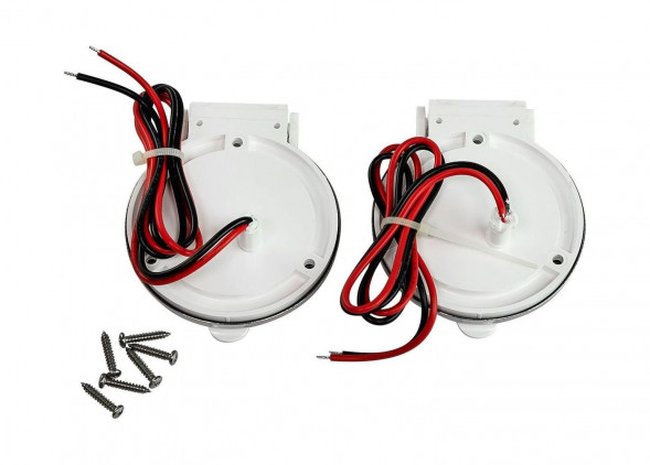 Кнопки управления якорной лебедкой палубная, белая (упаковка из 4 шт.)