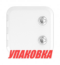 Люк смотровой белый, SeaFlo, 370 х 375 мм (упаковка из 5 шт.)