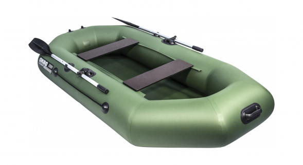 Надувная лодка ПВХ, АКВА-МАСТЕР 260, зеленый