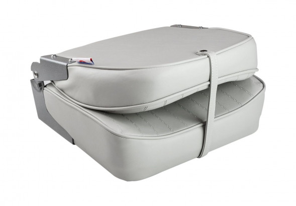 Кресло складное мягкое ECONOMY с низкой спинкой, цвет серый (упаковка из 2 шт.)